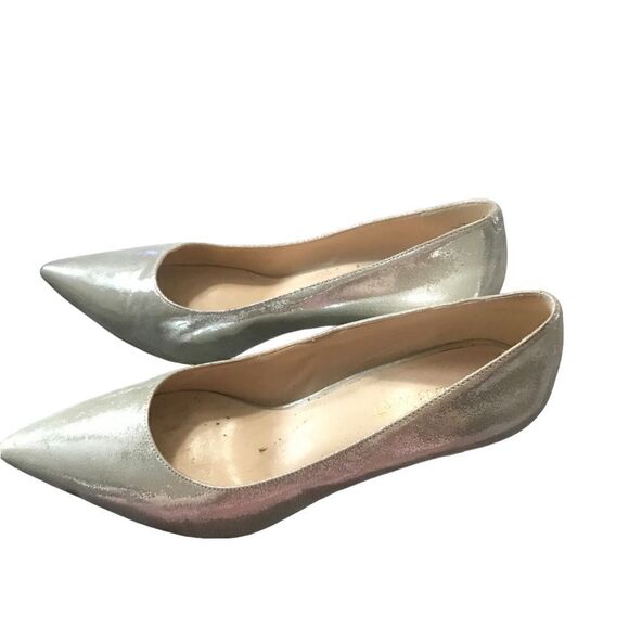 Nine West Silver High Heels Size 7.5 Medium - Picture 8 of 8